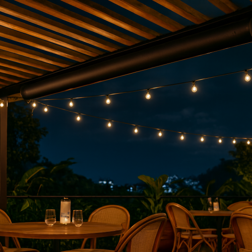 Tubo radiante Calefacción Exterior Terraza